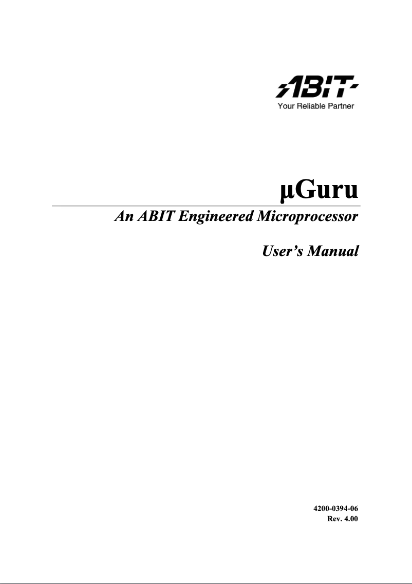 Imagen de la primera página del manual del dispositivo AW9D-Max