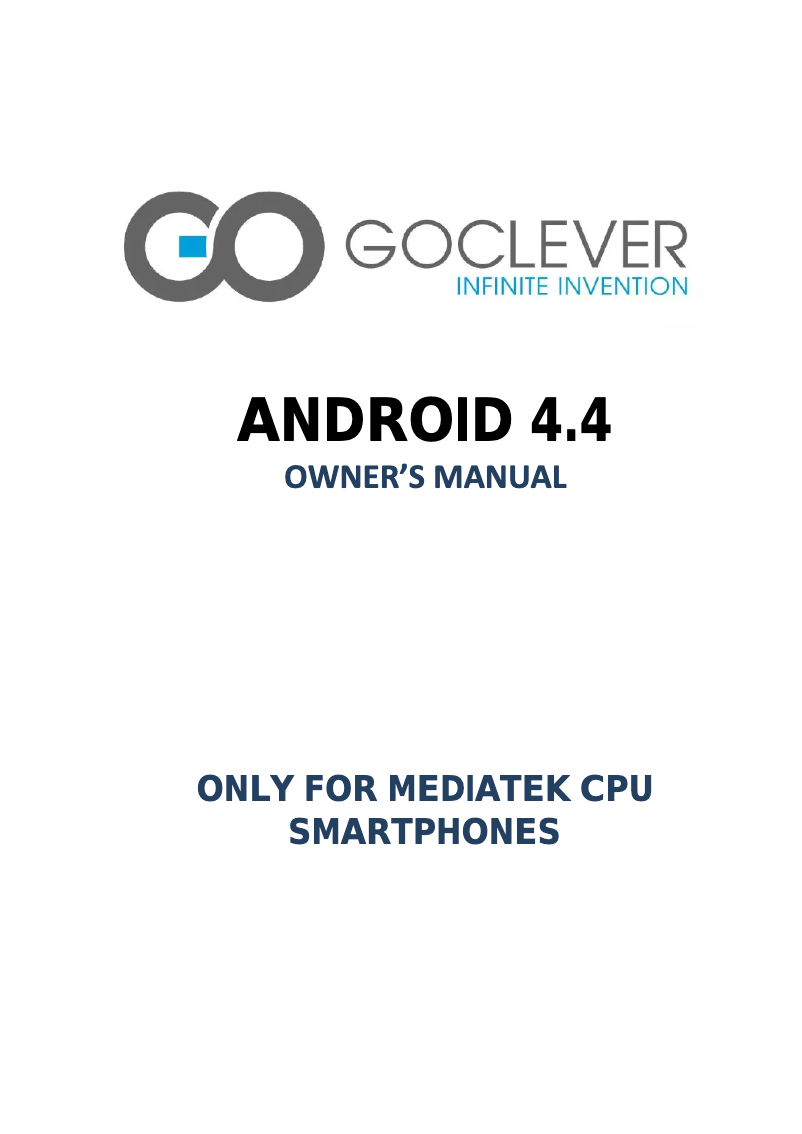 Página 1 del manual Manual de usuario GoClever Quantum 500 Lite