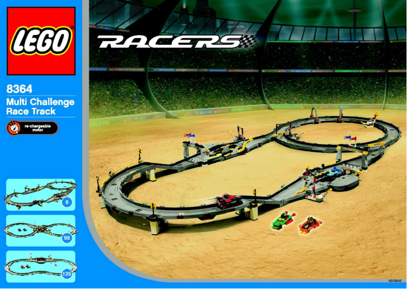 Página 1 del manual Manual de usuario Lego Racers 8364