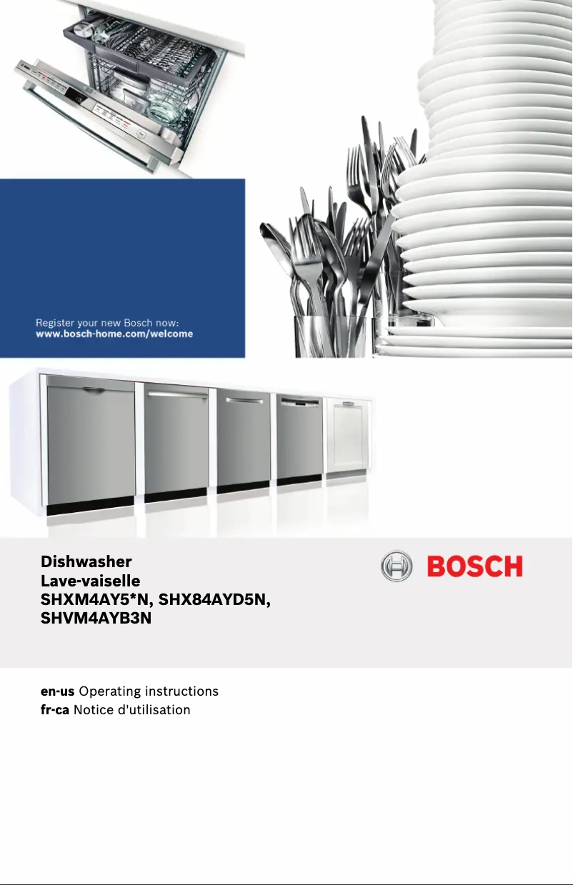 Página nº 1 - Manual de uso y mantenimiento Bosch SHVM4AYB3N