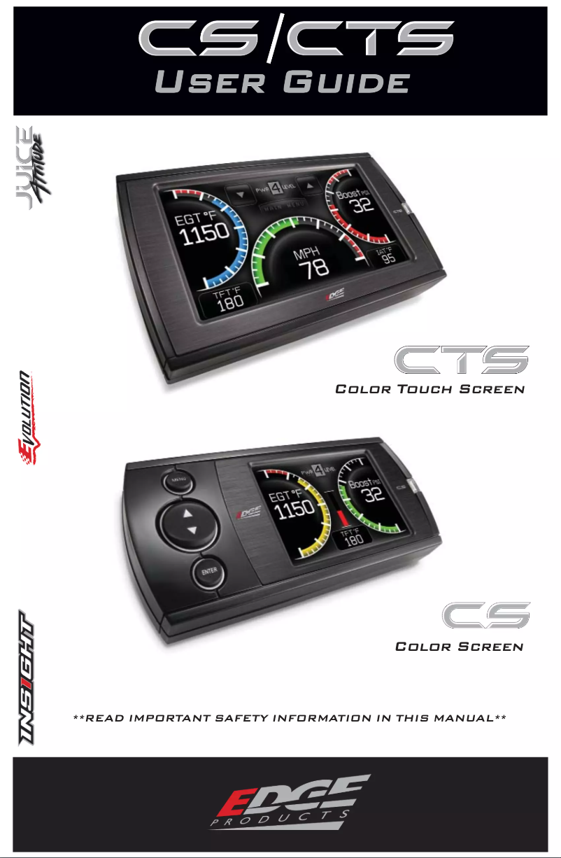 Imagen de la primera página del manual del dispositivo Insight