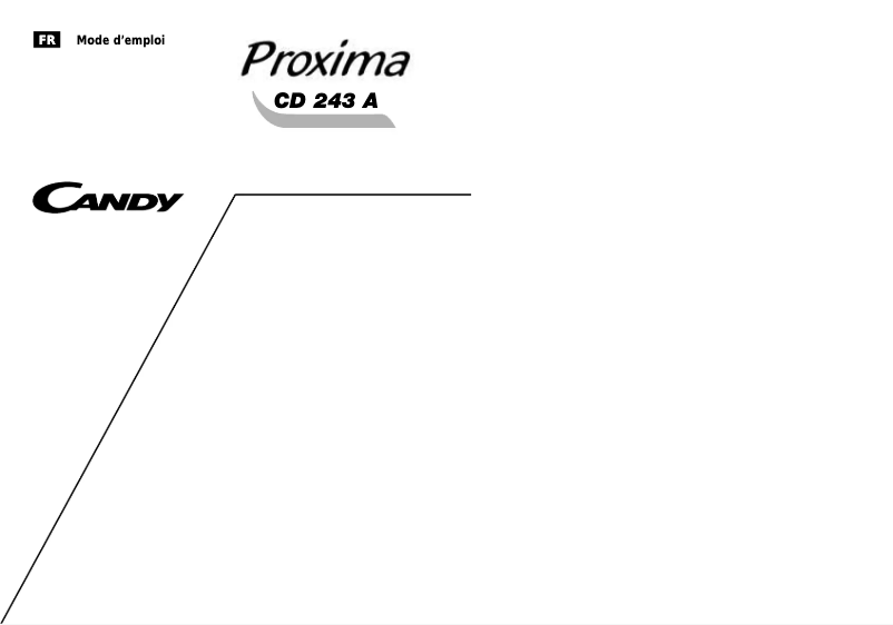 Imagen de la primera página del manual del dispositivo LS CD 243AFR