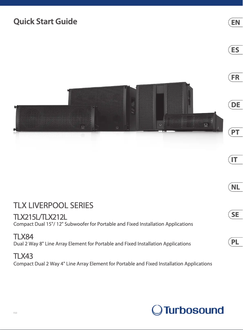 Imagen de la primera página del manual del dispositivo Liverpool TLX84