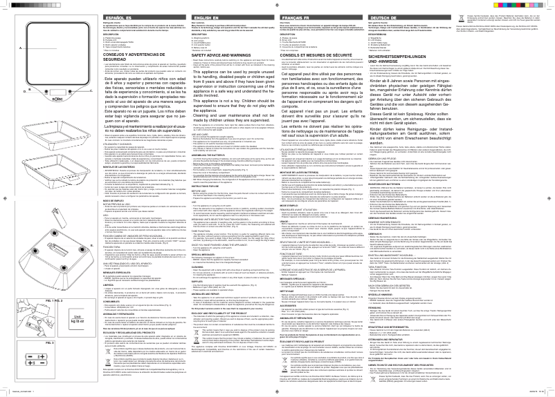 Imagen de la primera página del manual del dispositivo BC6260