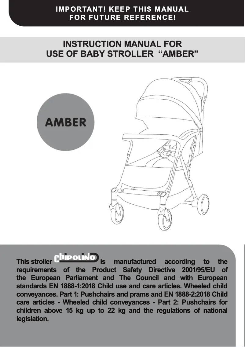 Imagen de la primera página del manual del dispositivo Amber
