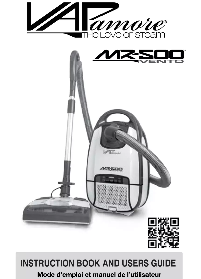 Imagen de la primera página del manual del dispositivo Vento MR-500