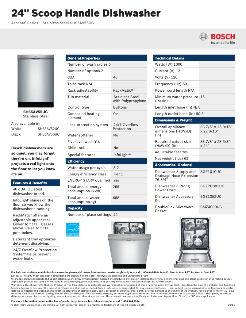 Imagen de la primera página del manual del dispositivo SHS5AV5