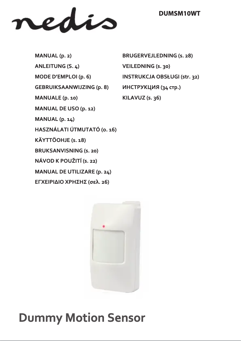 Página 1 del manual Manual de usuario Nedis DUMSM10WT