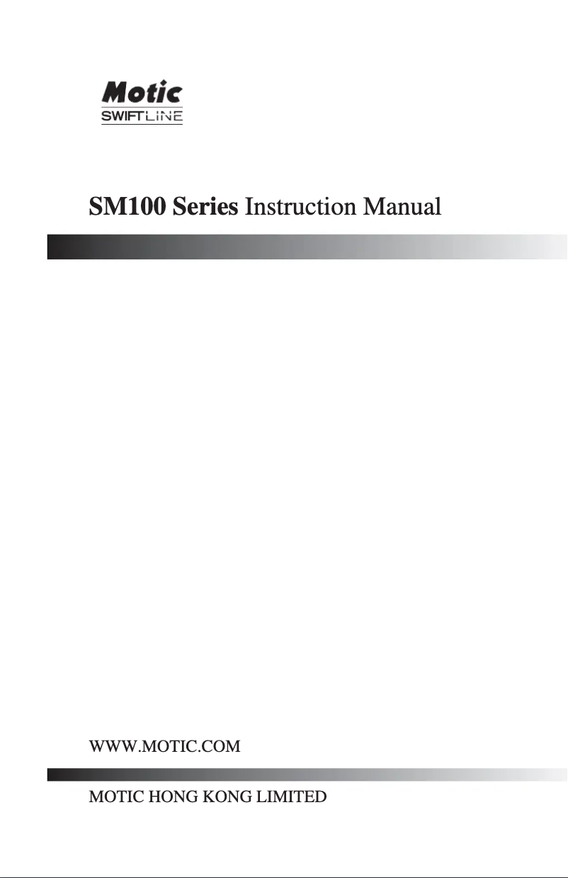 Página nº 1 - Manual de usuario Swift SM105-C