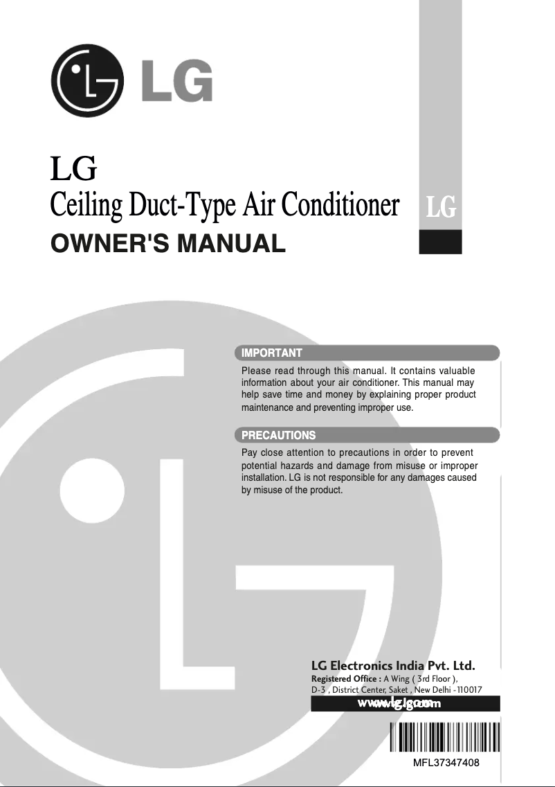 Imagen de la primera página del manual del dispositivo JBUR0550QC