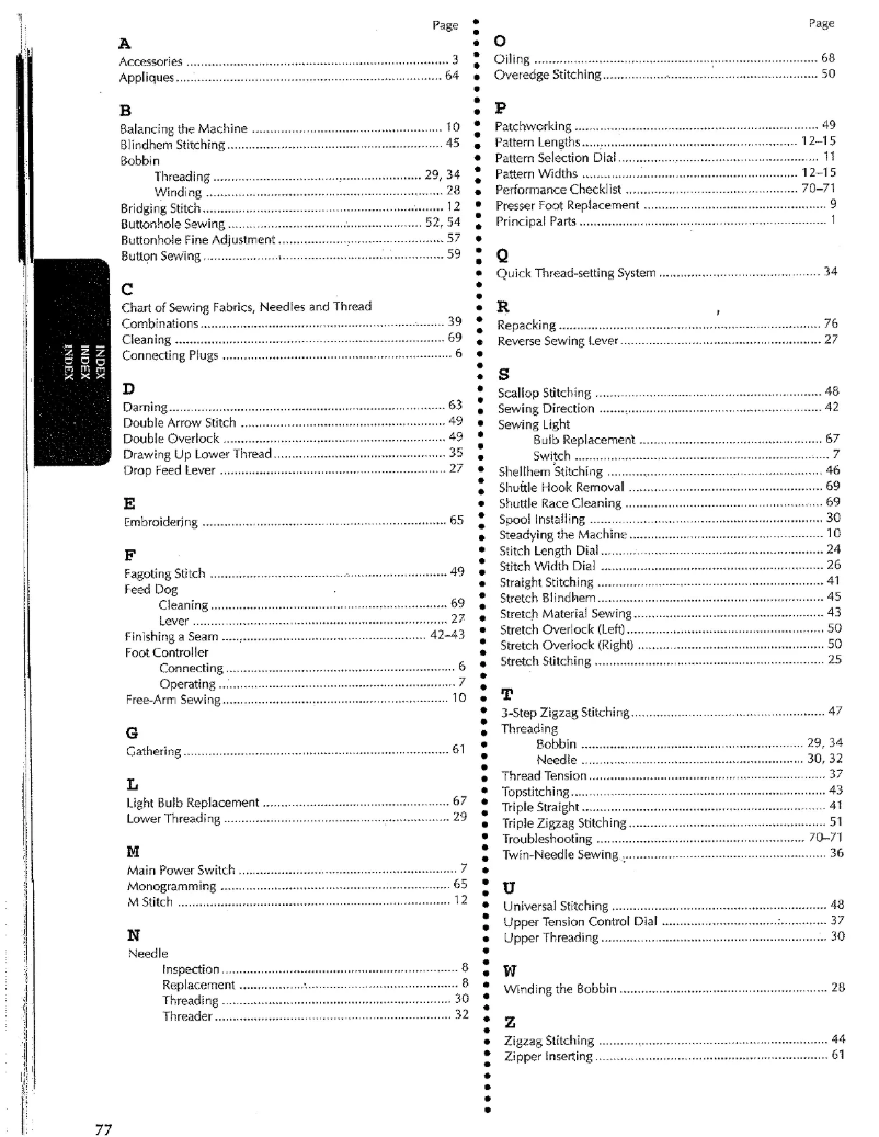 Imagen de la primera página del manual del dispositivo Bernette 50