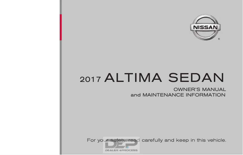 Página 1 del manual Manual de usuario Chevrolet Altima Sedan (2017)