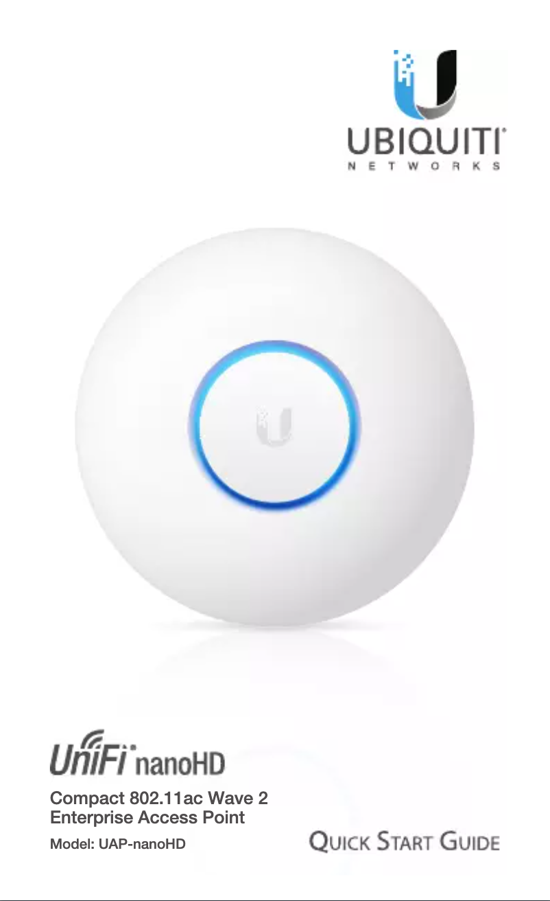 Página 1 del manual Manual de usuario Ubiquiti Networks nanoHD