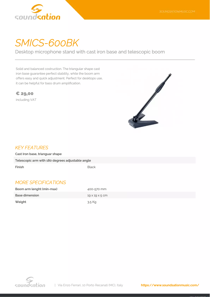 Imagen de la primera página del manual del dispositivo SMICS-600BK