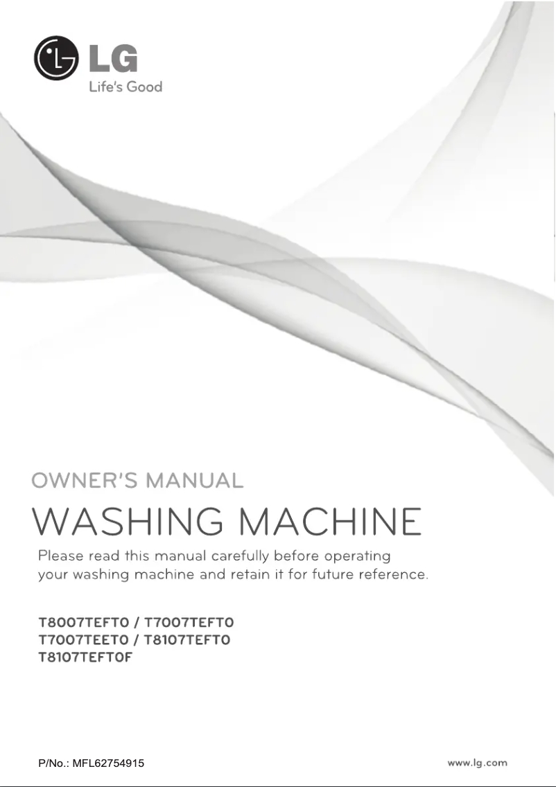 Imagen de la primera página del manual del dispositivo T8107TEFT0