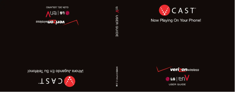 Imagen de la primera página del manual del dispositivo enV VX9900