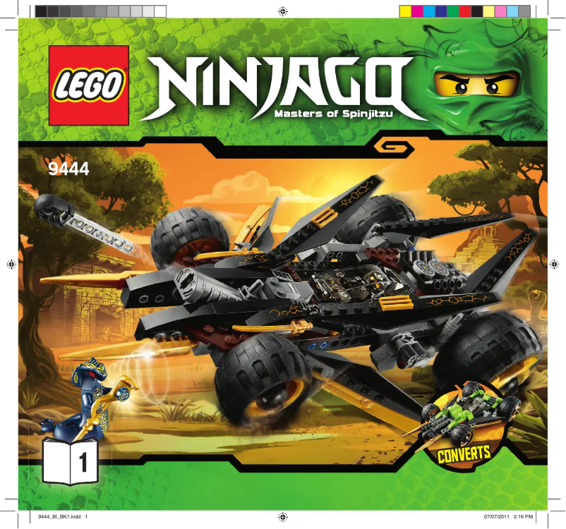 Imagen de la primera página del manual del dispositivo Ninjago 9444