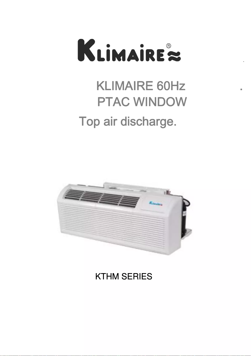 Página 1 del manual Manual de usuario Klimaire KTHM009-E3H2