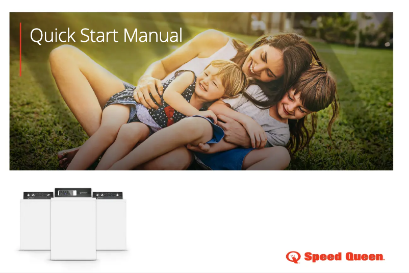 Página 1 del manual Guía de inicio rápido Speed Queen AWNE9RSN116TW01