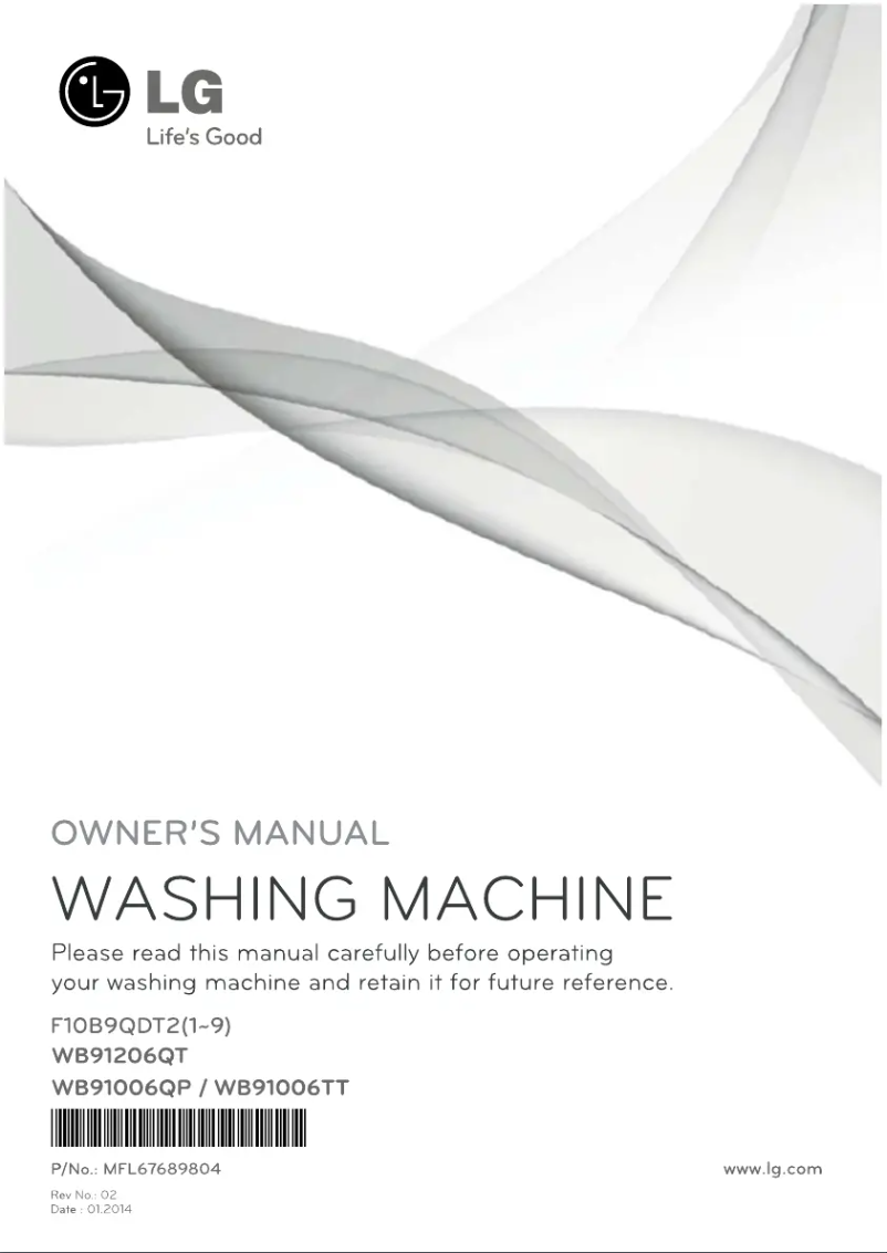 Página nº 1 - Manual de usuario LG WB91006QP