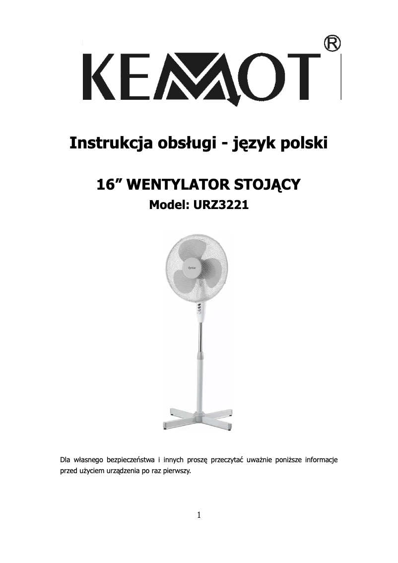 Imagen de la primera página del manual del dispositivo URZ3221