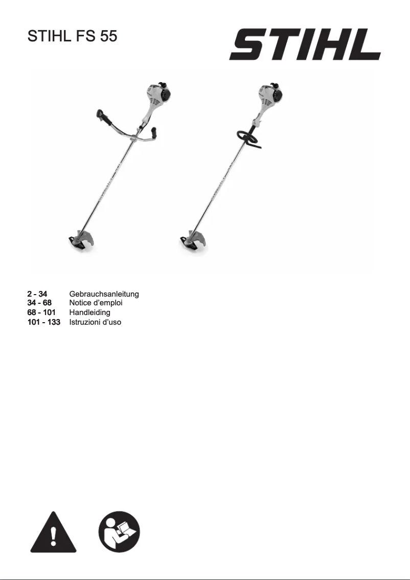 Imagen de la primera página del manual del dispositivo FS 55 R