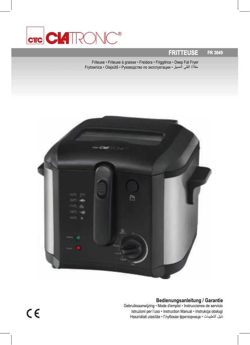 Imagen de la primera página del manual del dispositivo FR 3649