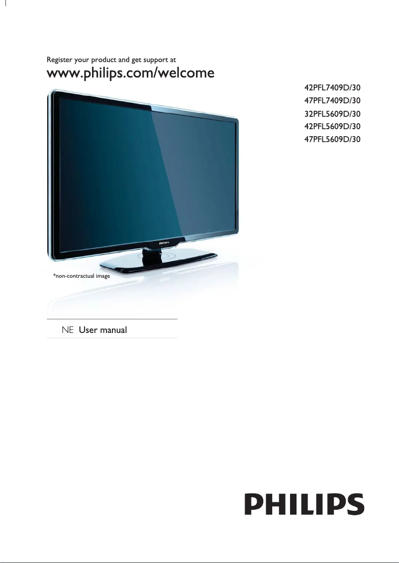 Imagen de la primera página del manual del dispositivo 42PFL7409D