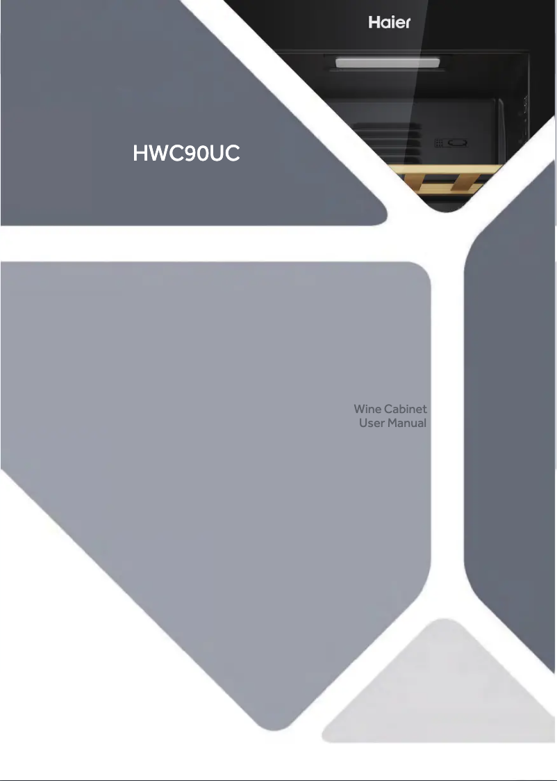 Página 1 del manual Manual de usuario Haier HWC90UC