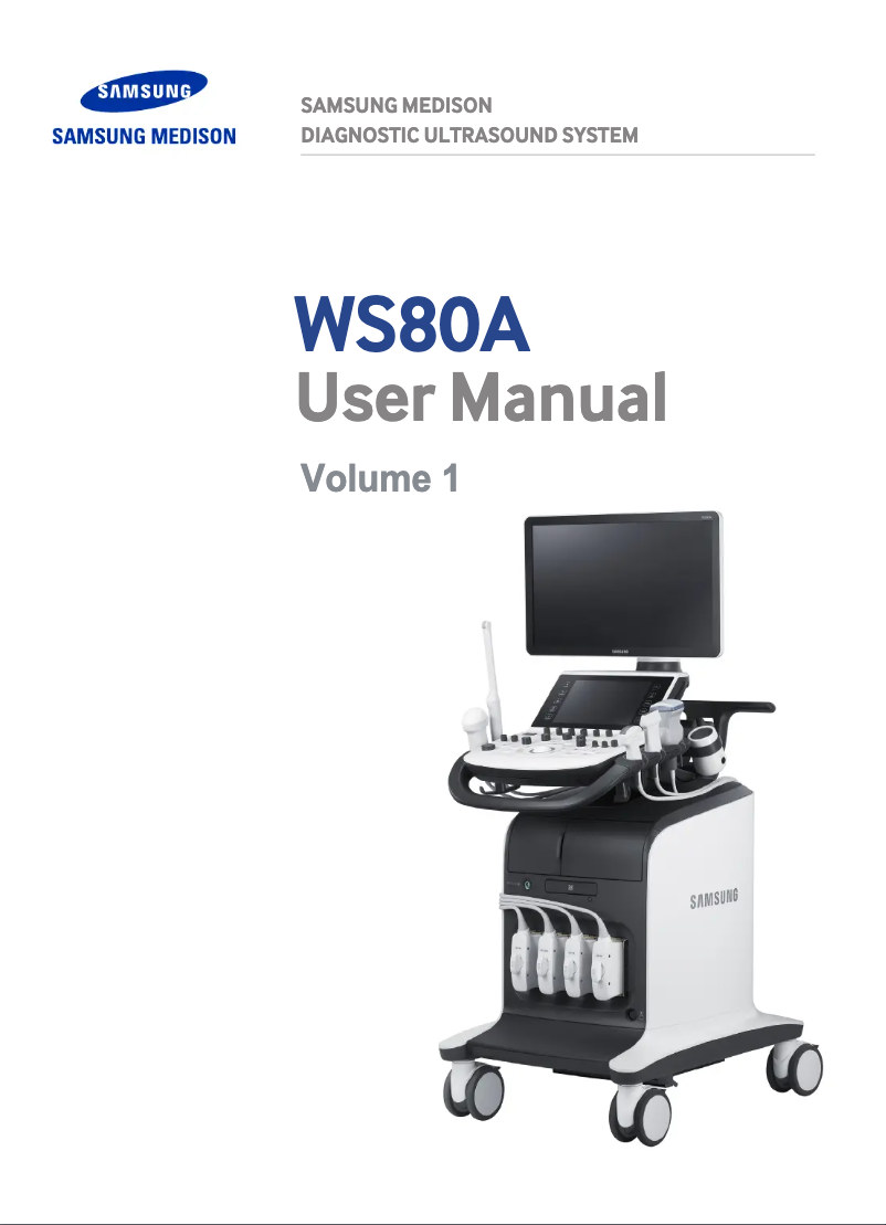 Imagen de la primera página del manual del dispositivo WS80A