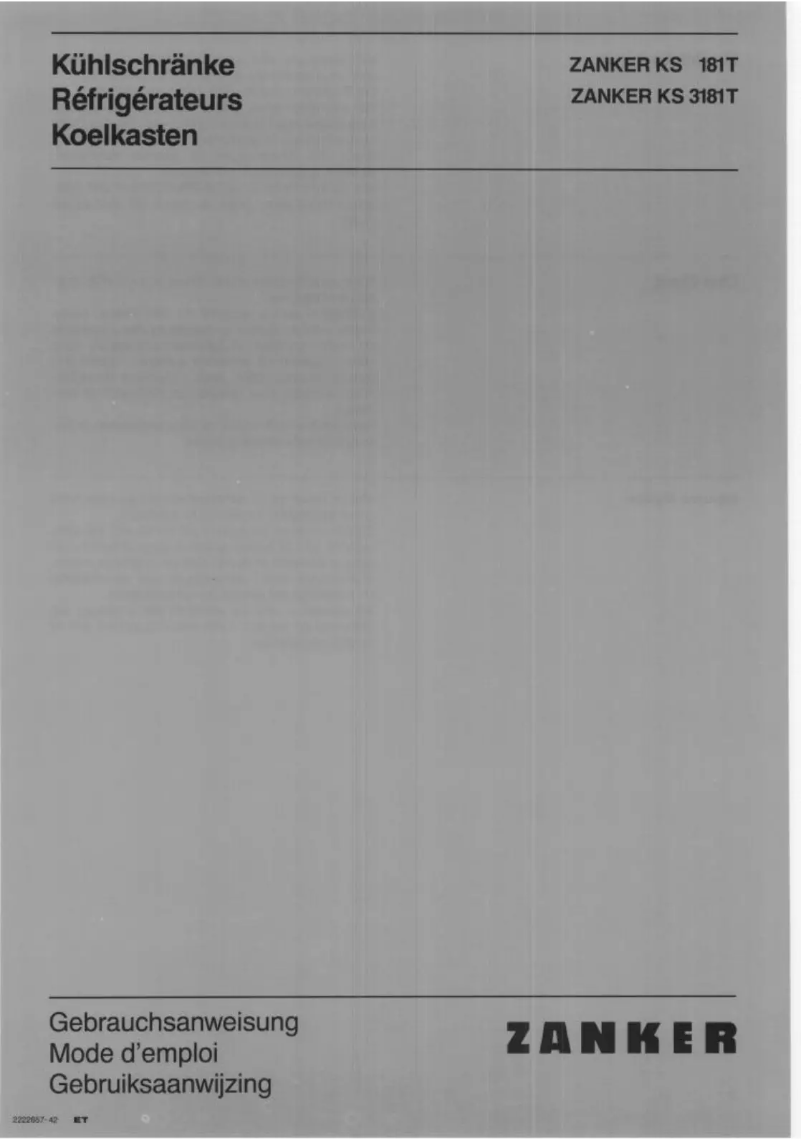 Imagen de la primera página del manual del dispositivo KS 3181T