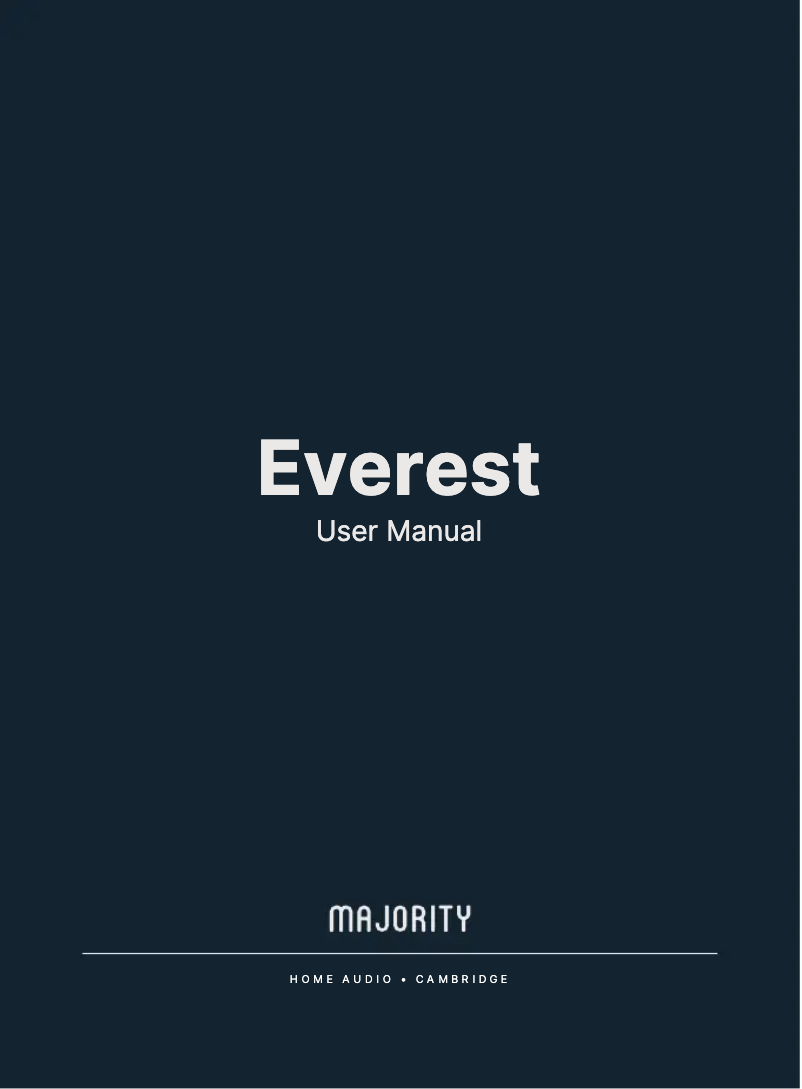 Página 1 del manual Manual de usuario Majority Everest