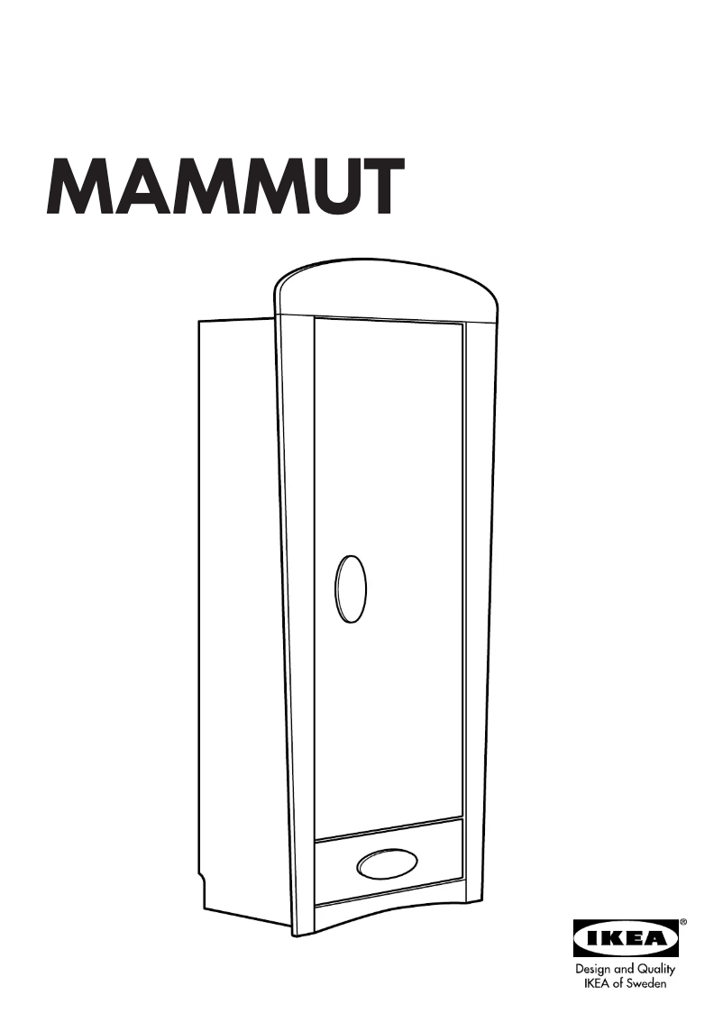 Página 1 del manual Manual de usuario Ikea MAMMUT