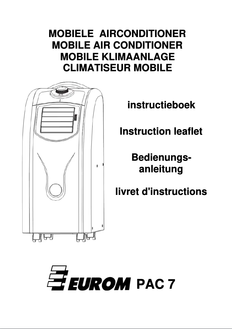 Imagen de la primera página del manual del dispositivo PAC 7