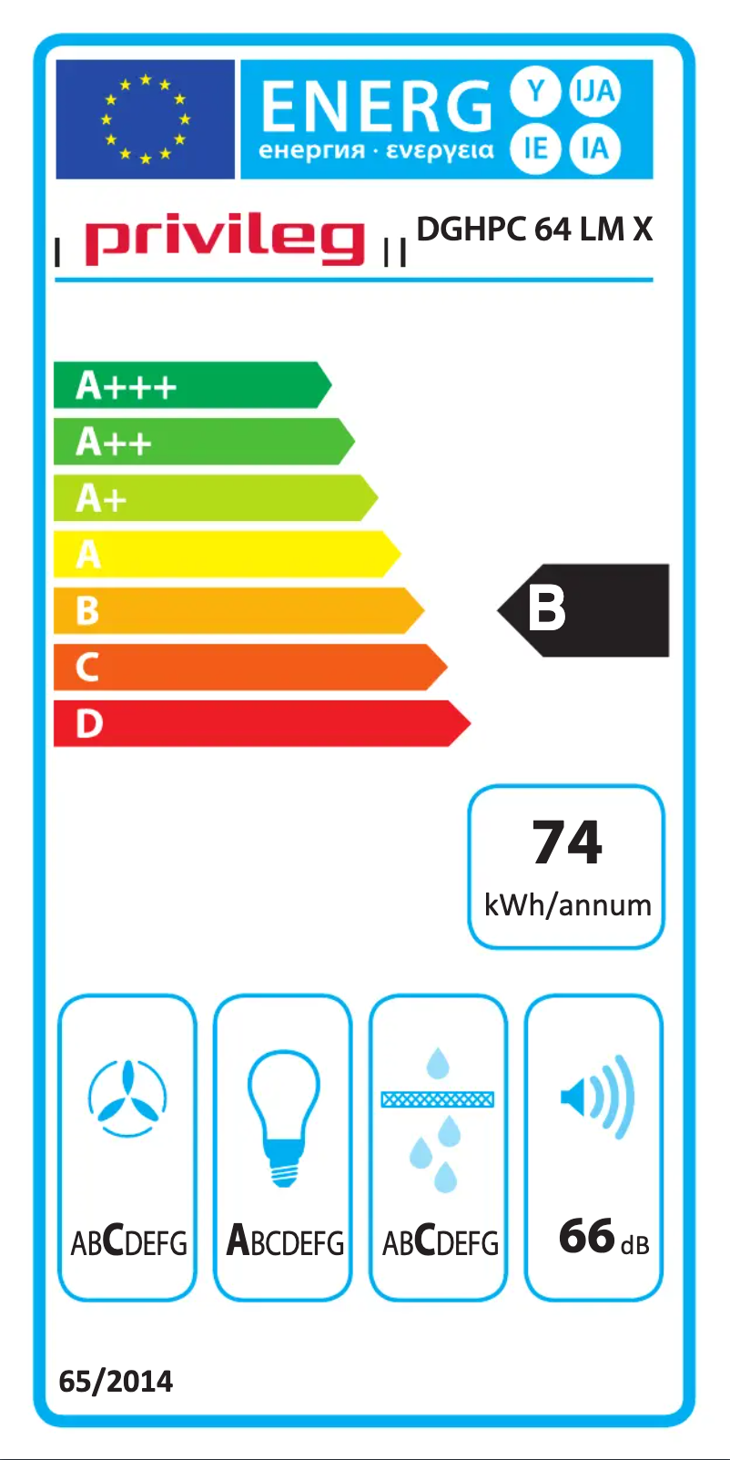 Imagen de la primera página del manual del dispositivo DGHPC 64 LM X