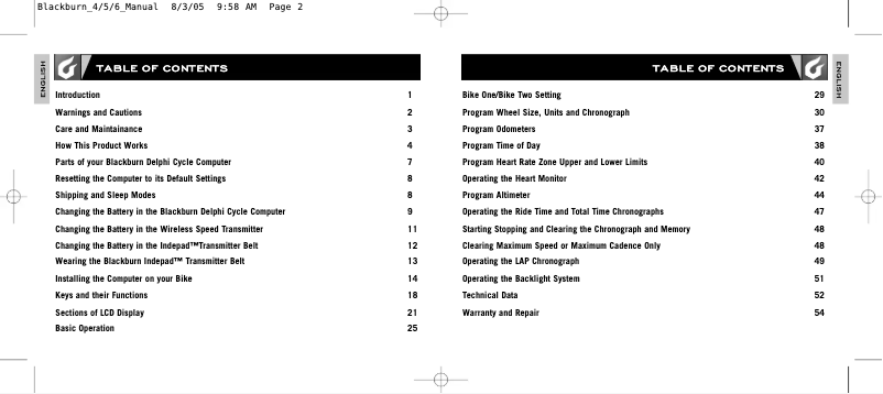 Imagen de la primera página del manual del dispositivo Delphi 6.0