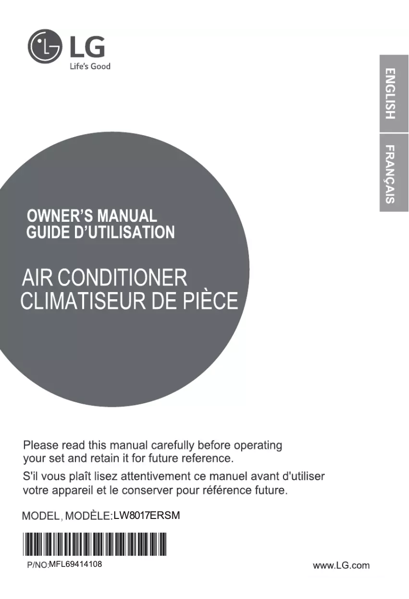 Página 1 del manual Manual de usuario LG LW8017ERSM