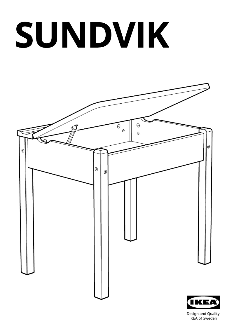 Imagen de la primera página del manual del dispositivo SUNDVIK 703.883.14