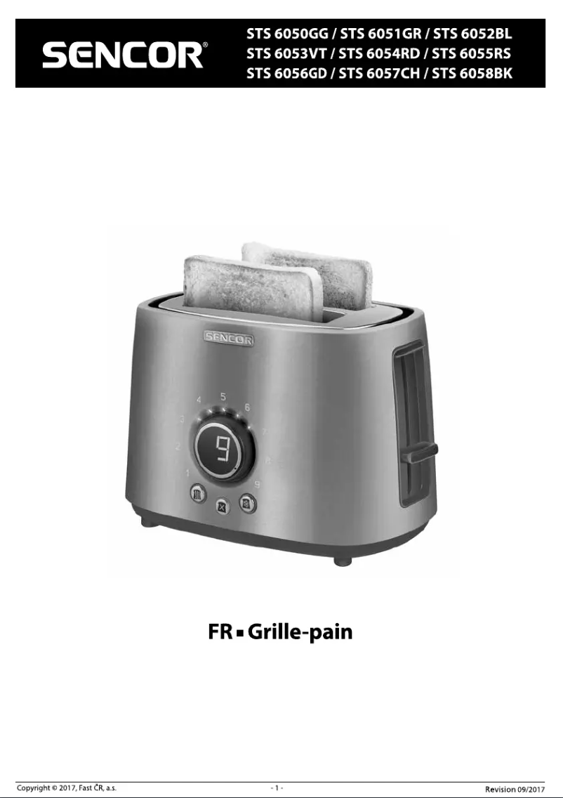 Imagen de la primera página del manual del dispositivo STS 6051GR