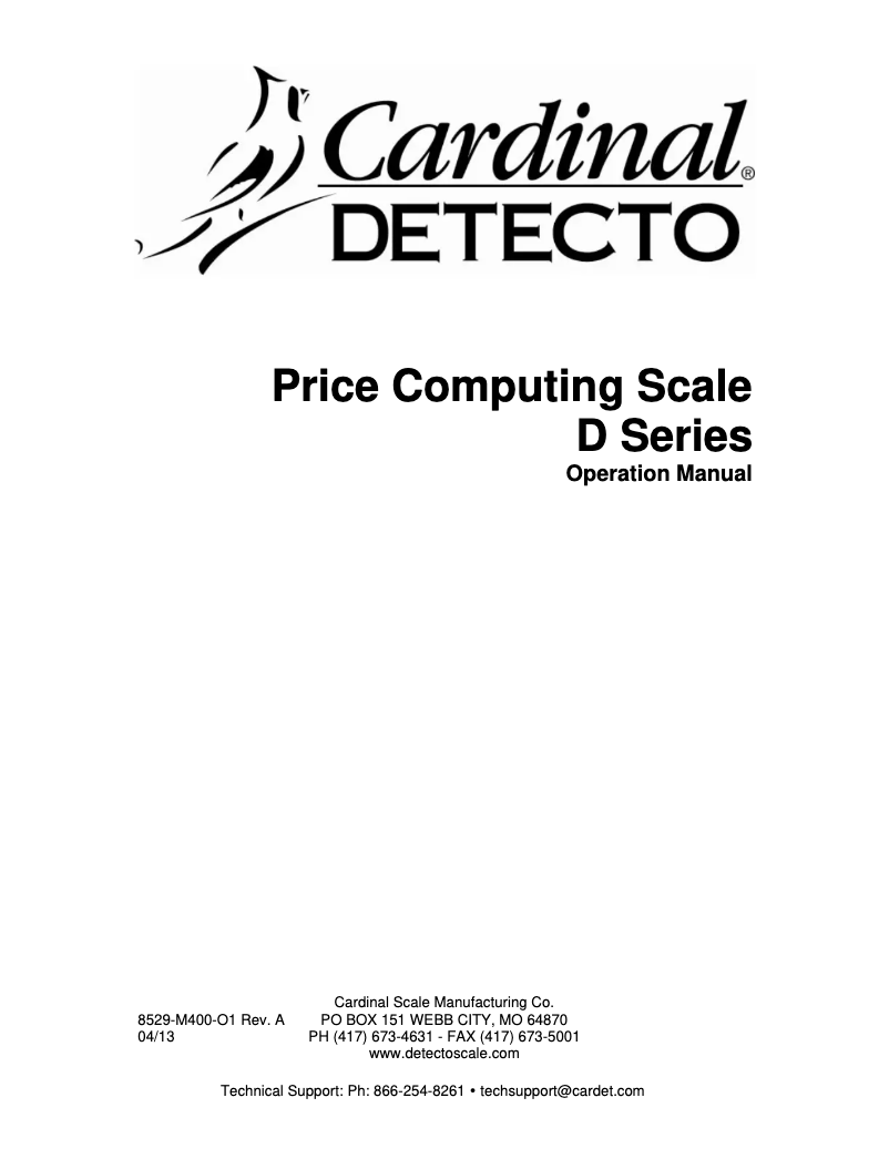 Imagen de la primera página del manual del dispositivo D60