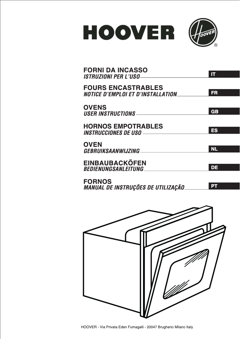 Página 1 del manual Manual de usuario Hoover HOS 556