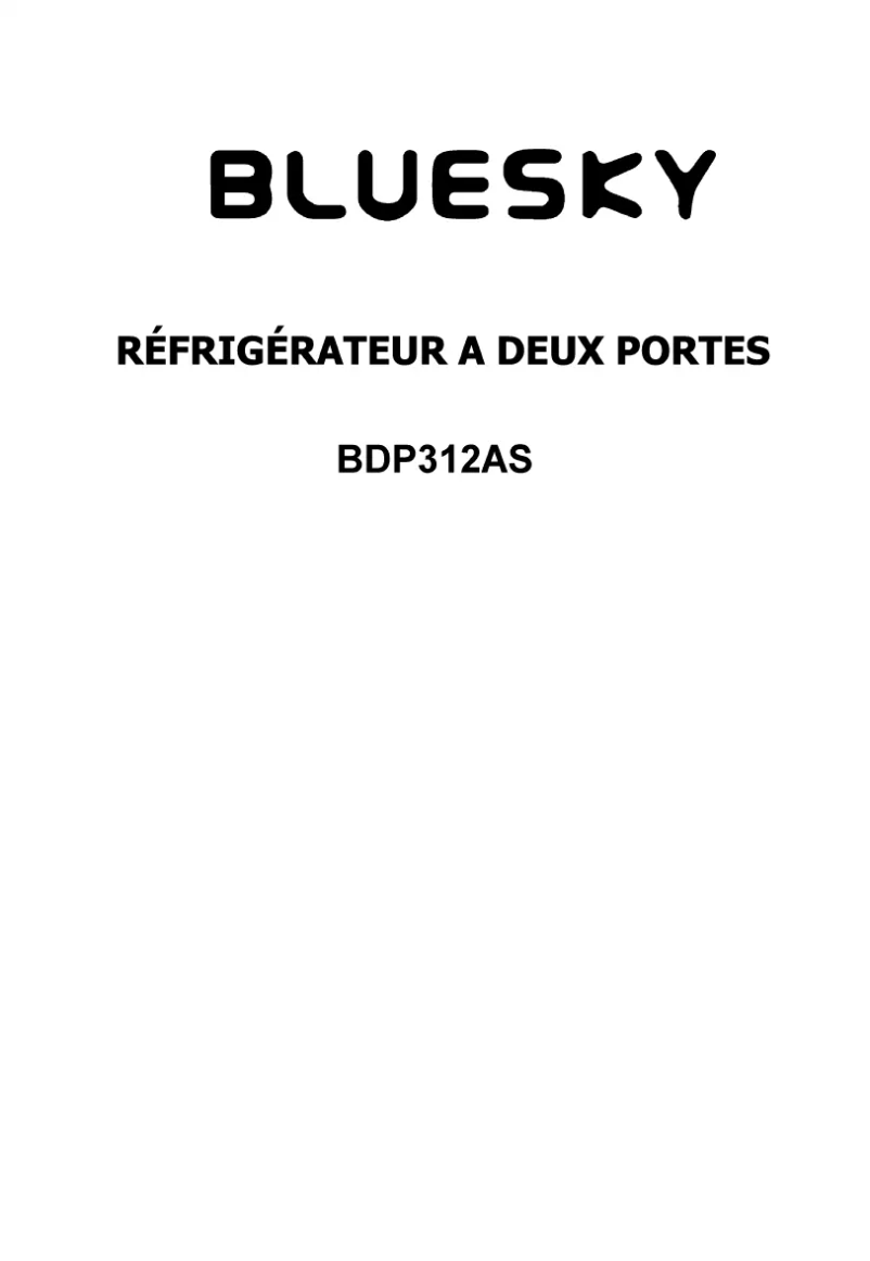 Imagen de la primera página del manual del dispositivo BDP 312AS