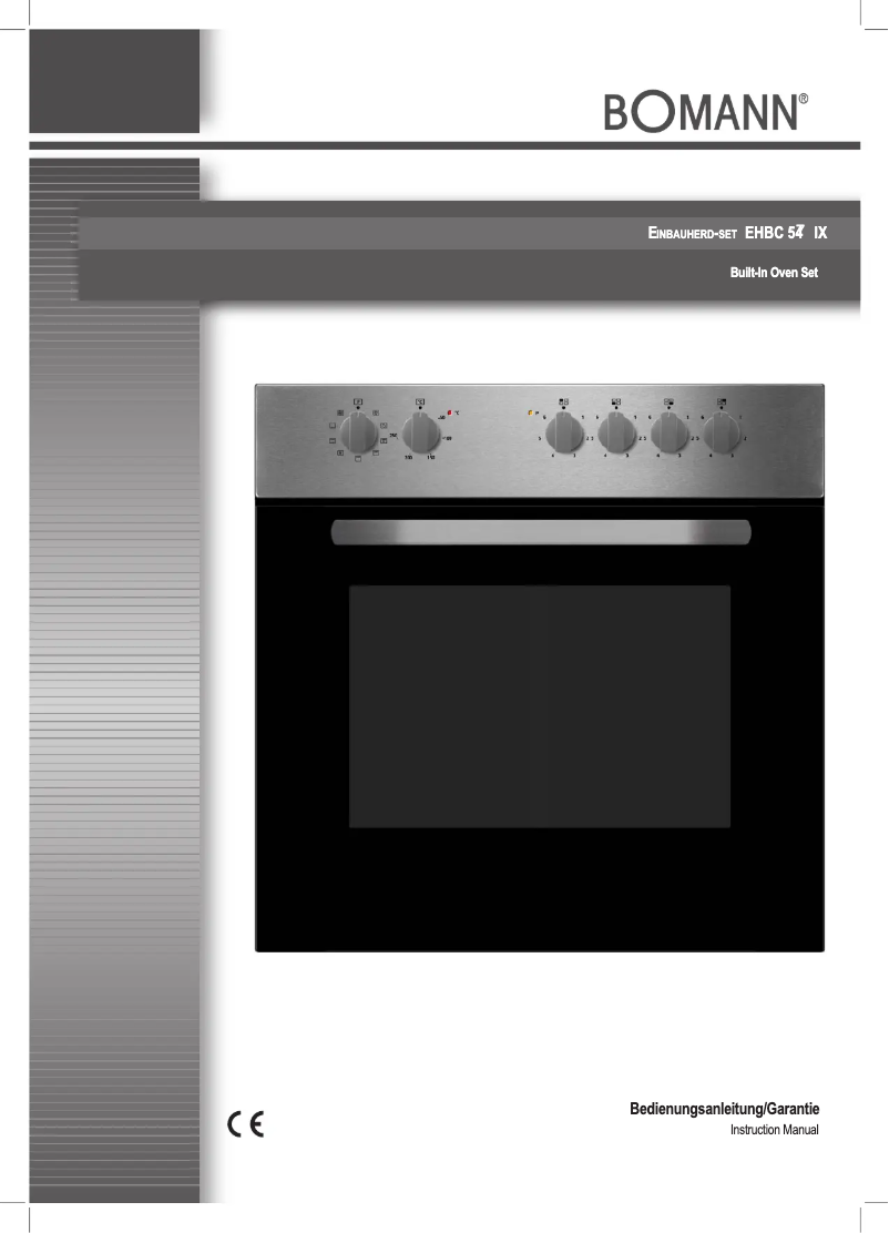 Página 1 del manual Manual de usuario Bomann EHBC 547 IX