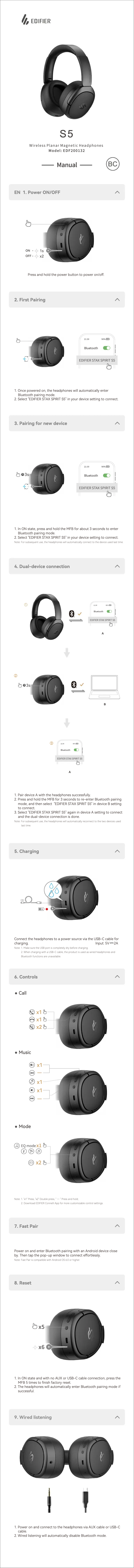 Imagen de la primera página del manual del dispositivo W830NB