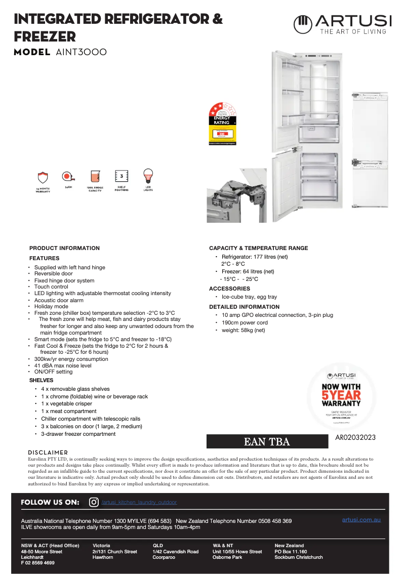 Imagen de la primera página del manual del dispositivo AINT119