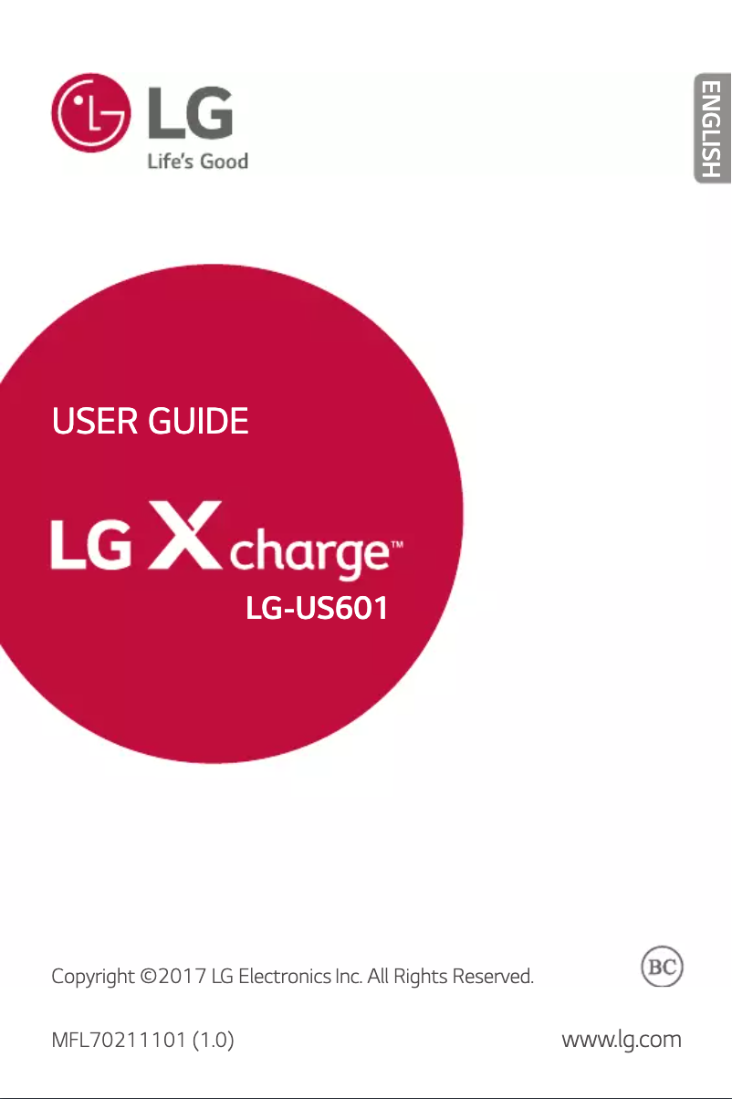 Página nº 1 - Manual de usuario LG X Charge