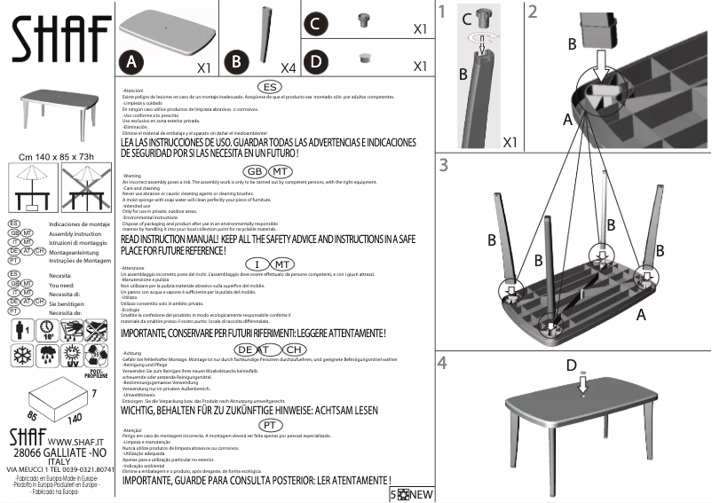 Página nº 1 - Manual de usuario Florabest IAN 068766