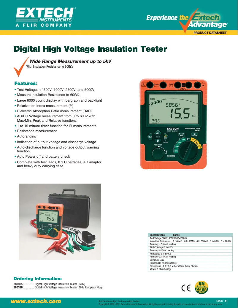 Imagen de la primera página del manual del dispositivo 380395