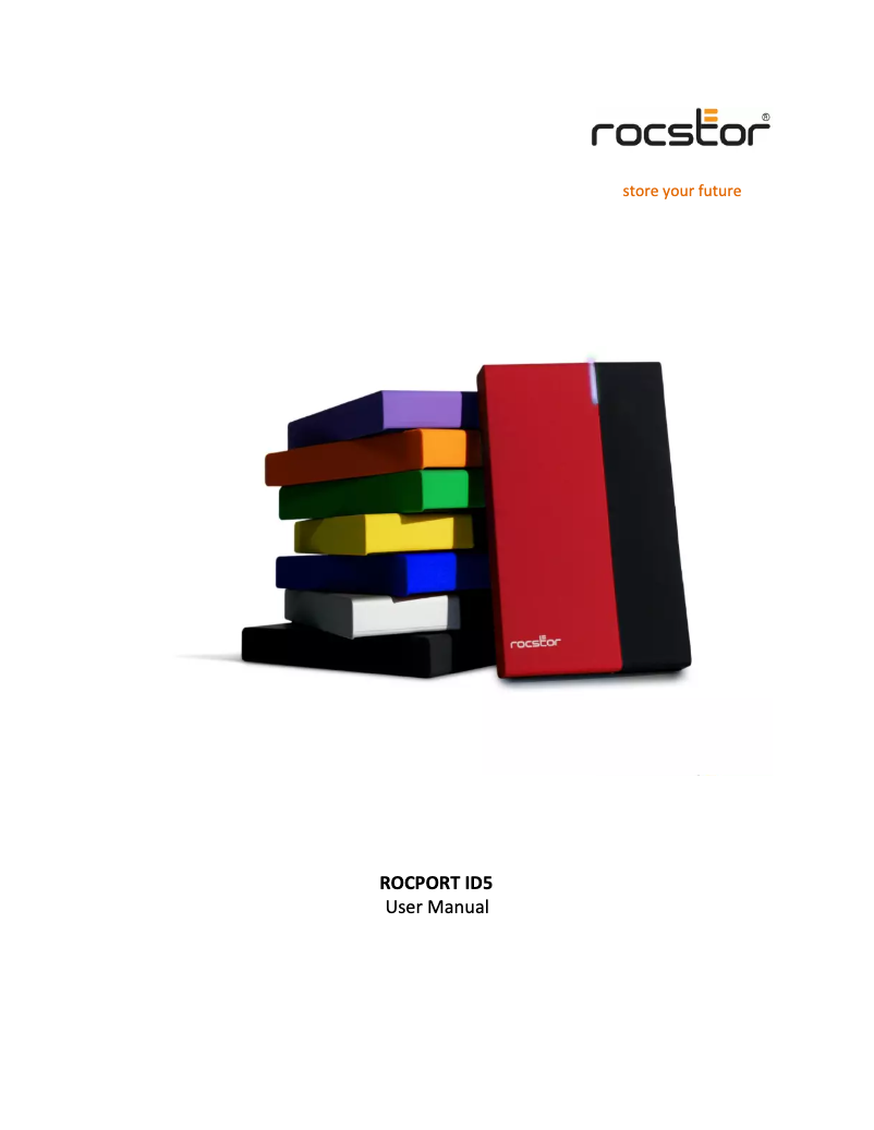 Imagen de la primera página del manual del dispositivo Rocport ID 5