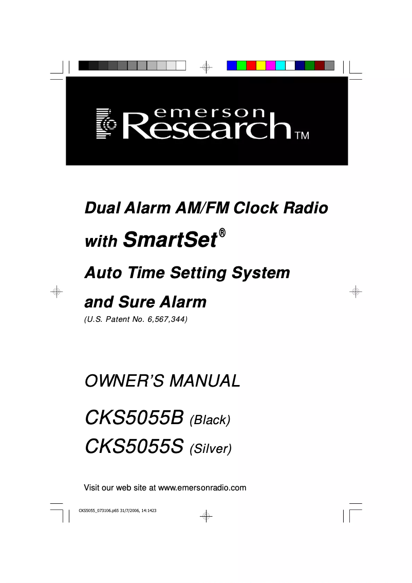 Página nº 1 - Manual de usuario Emerson CKS5055